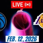 NBA LIVE! Los Angeles Lakers vs Dallas Mavericks February 12, 2026 | 2026 NBA Regular Season 2K