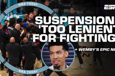 SOFT ON CRIME!? 🤔 Reaction to Hornets-Pistons suspensions + Wemby for MVP & a title run? | NBA Today