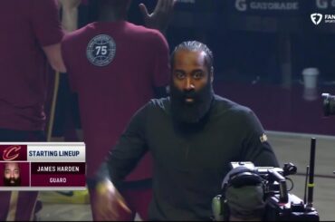 Cleveland Cavaliers introduce James Harden in starting lineup at home for first time | NBA on ESPN