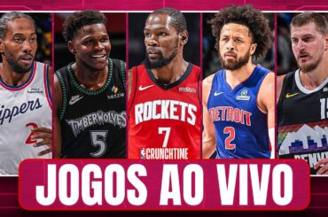 JOGOS DA NBA AO VIVO I Celtics x Bulls, Rockets, Wolves e tudo da rodada no CrunchTime 11/02