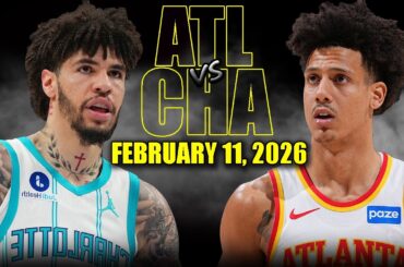 Atlanta Hawks vs Charlotte Hornets Full Game Highlights – February 11, 2026 | NBA Season