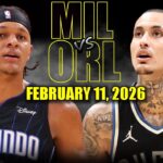 Milwaukee Bucks vs Orlando Magic Full Game Highlights – February 11, 2026 | NBA Season