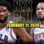 New York Knicks vs Philadelphia 76ers Full Game Highlights – February 11, 2026 | NBA Season
