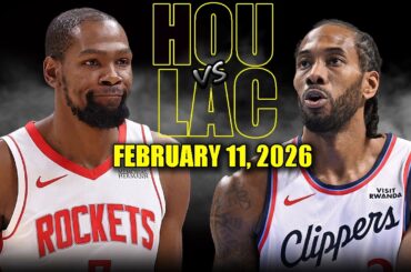 Houston Rockets vs Los Angeles Clippers Full Game Highlights – February 11, 2026 | NBA Season