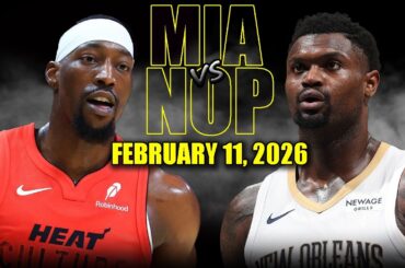 Miami Heat vs New Orleans Pelicans Full Game Highlights – February 11, 2026 | NBA Season