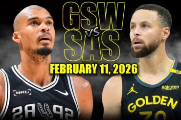 Golden State Warriors vs San Antonio Spurs Full Game Highlights – February 11, 2026 | NBA Season