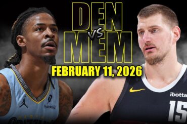 Denver Nuggets vs Memphis Grizzlies Full Game Highlights – February 11, 2026 | NBA Season
