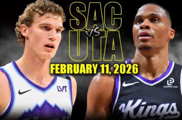 Sacramento Kings vs Utah Jazz Full Game Highlights – February 11, 2026 | NBA Season