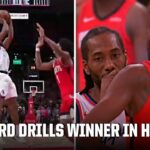 KAWHI LEONARD CLUTCH 🚨 Hits go-ahead fadeaway jumper to WIN THE GAME for LA Clippers 🙌 | NBA on ESPN