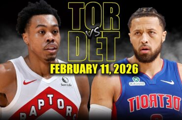 Detroit Pistons vs Toronto Raptors Full Game Highlights – February 11, 2026 | NBA Season