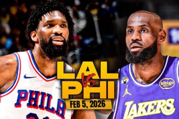 Los Angeles Lakers vs Philadelphia 76ers Full Game Highlights | Feb 5, 2026 | FreeDawkins
