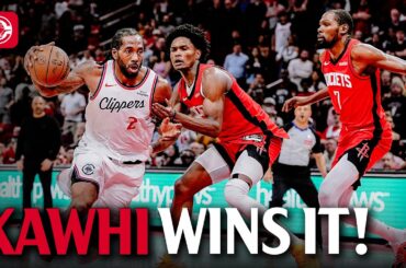 Kawhi Game-Winner Leads Clippers’ Comeback Win Over Rockets 🔥