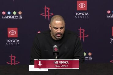 Press Conference by Ime Udoka vs Clippers