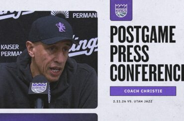 Coach Christie | Postgame Interview 2.11.26