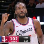 Kawhi Leonard for the Win 🔥 Clippers vs. Rockets Wild Ending