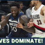 Jaden McDaniels, Julius Randle Lead Minnesota Timberwolves' DOMINANT WIN Over the Trail Blazers