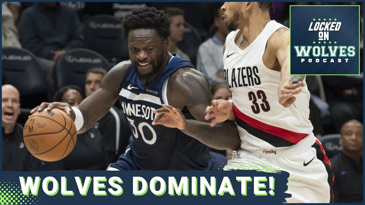 Jaden McDaniels, Julius Randle Lead Minnesota Timberwolves' DOMINANT WIN Over the Trail Blazers