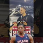 NBA Player Asa Newell EXCELS Naming Hawks All Stars!😤⭐️