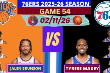 Philadelphia 76ers vs. New York KnicksLIVE | Radio-Style Play-by-Play #knicks #76ers #sixers