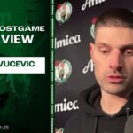 Nikola Vucevic Feeling 'More Comfortable' With Celtics | Postgame Interview 2-11