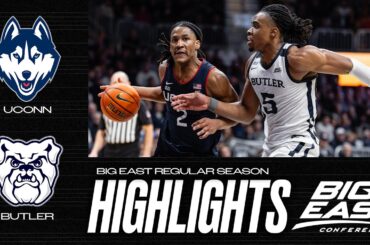UConn vs. Butler: Big East regular season men's basketball highlights