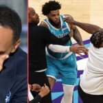 FIRST TAKE | Stephen A. Smith "goes crazy" as four players ejected in wild Pistons-Hornets brawl