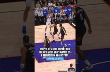 24th career 20-point game for the Rook 🔥 #cooperflagg #dallasmavericks #nba