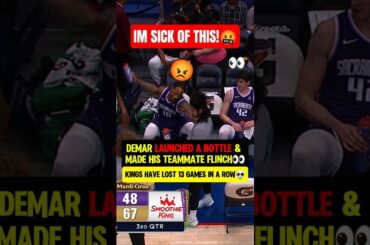 DeMar FURIOUS during 13th loss in a ROW😭