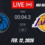 NBA LIVE! Los Angeles Lakers vs Dallas Mavericks vs I February 12 ,2026 | Lakers vs Mavericks Live