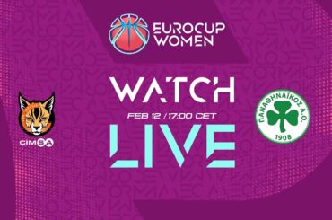 CIMSA CBK Mersin v Panathinaikos A.C. | Full Basketball Game | EuroCup Women 2025-26