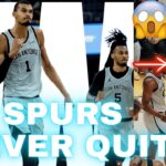 SPURS VS WARRIORS WILD GAME.. Spurs Vs Warriors Highlights Reaction
