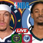 🔴LIVE : Memphis Grizzlies Vs Denver Nuggets | NBA | PLAY BY PLAY | SCOREBOARD