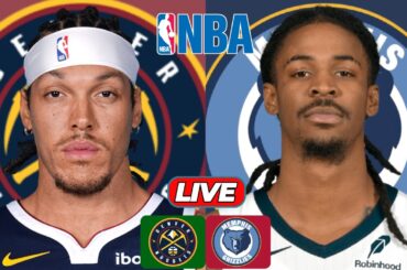 🔴LIVE : Memphis Grizzlies Vs Denver Nuggets | NBA | PLAY BY PLAY | SCOREBOARD