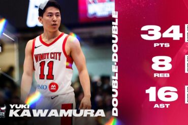 Yuki Kawamura Goes Off With 34 PTS And 16 AST For Windy City