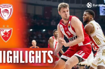Drama In Piraeus | Olympiacos - Crvena Zvezda | R28 BASKETBALL HIGHLIGHTS 2025-26