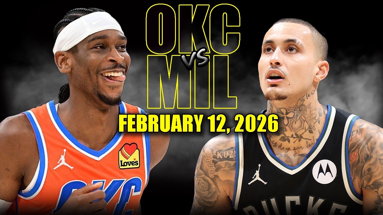 Oklahoma City Thunder vs Milwaukee Bucks Full Game Highlights – February 12, 2026 | NBA Season