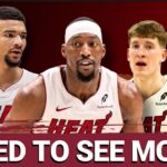 PUSH: Miami Heat Should CHASE Top 6 By Leaning Into Bam Adebayo, Kel'el Ware and Kasparas Jakucionis