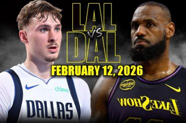 Los Angeles Lakers vs Dallas Mavericks Full Game Highlights – February 12, 2026 | NBA Season