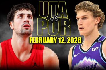 Portland Trail Blazers vs Utah Jazz Full Game Highlights – February 12, 2026 | NBA Season