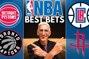 BEST Wednesday NBA Picks and Predictions! Pistons vs Raptors & Clippers vs Rockets