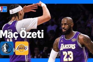 Dallas Mavericks - Los Angeles Lakers | Maç Özeti | NBA | Prime Video Türkiye