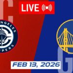 NBA LIVE! Golden State Warriors vs Los Angeles Clippers February 13, 2026 | 2026 NBA Season Live 2K