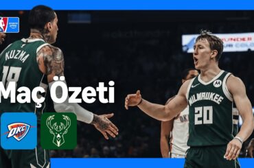 Milwaukee Bucks - Oklahoma City Thunder | Maç Özeti | NBA | Prime Video Türkiye