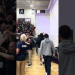 Chet Holmgren leads OKC Thunder out of the gym after Jalen Williams' high school jersey retirement