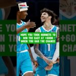 The Charlotte Hornets can take NBA's Eastern Conference