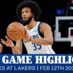 Mavericks Highlights at Los Angeles Lakers | February 12, 2026