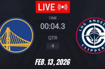 NBA LIVE! Golden State Warriors vs Los Angeles Clippers | February 13, 2026 2026 NBA Season Live 2K