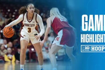 Nebraska at Minnesota | HIGHLIGHTS | Big Ten Women's Basketball | 02/12/2026