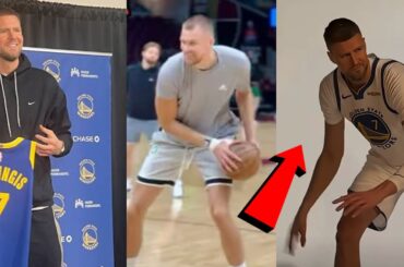 Kristaps Porzingis Joins the Warriors Practice! First Look at His Return🫣