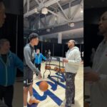 DQ 🤝 Carmelo Anthony at 2026 NBA All-Star Weekend #risingstars #nba #allstar #pelicans